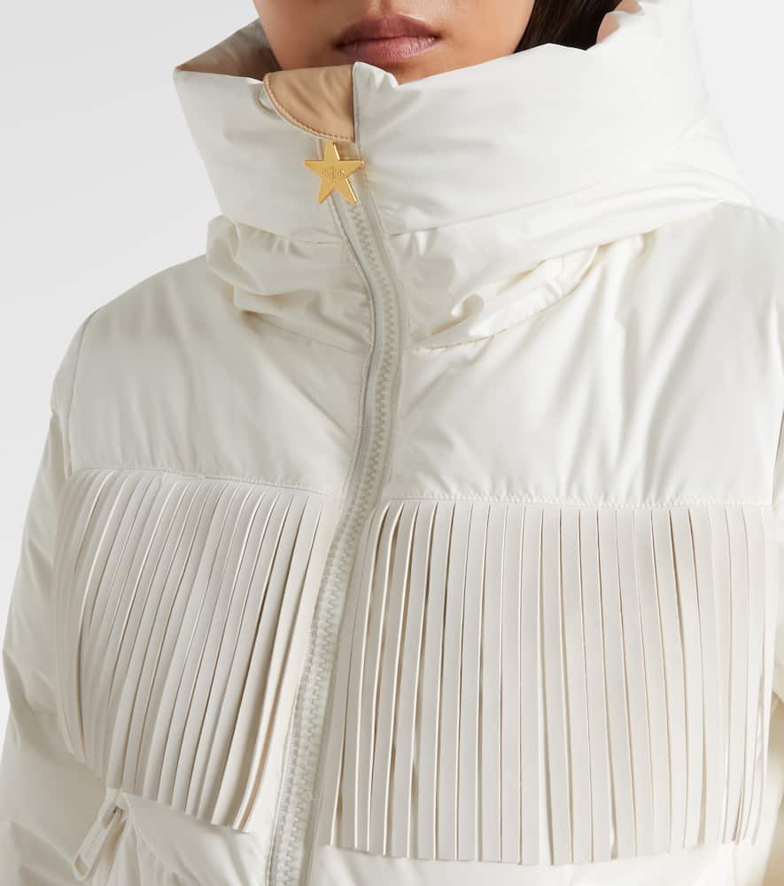 Marna fringed down ski jacket