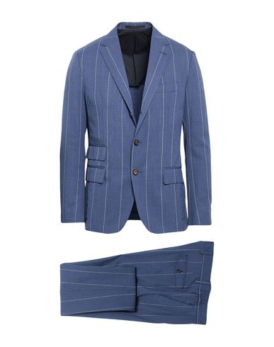 Man Suit Blue Size 40 Wool