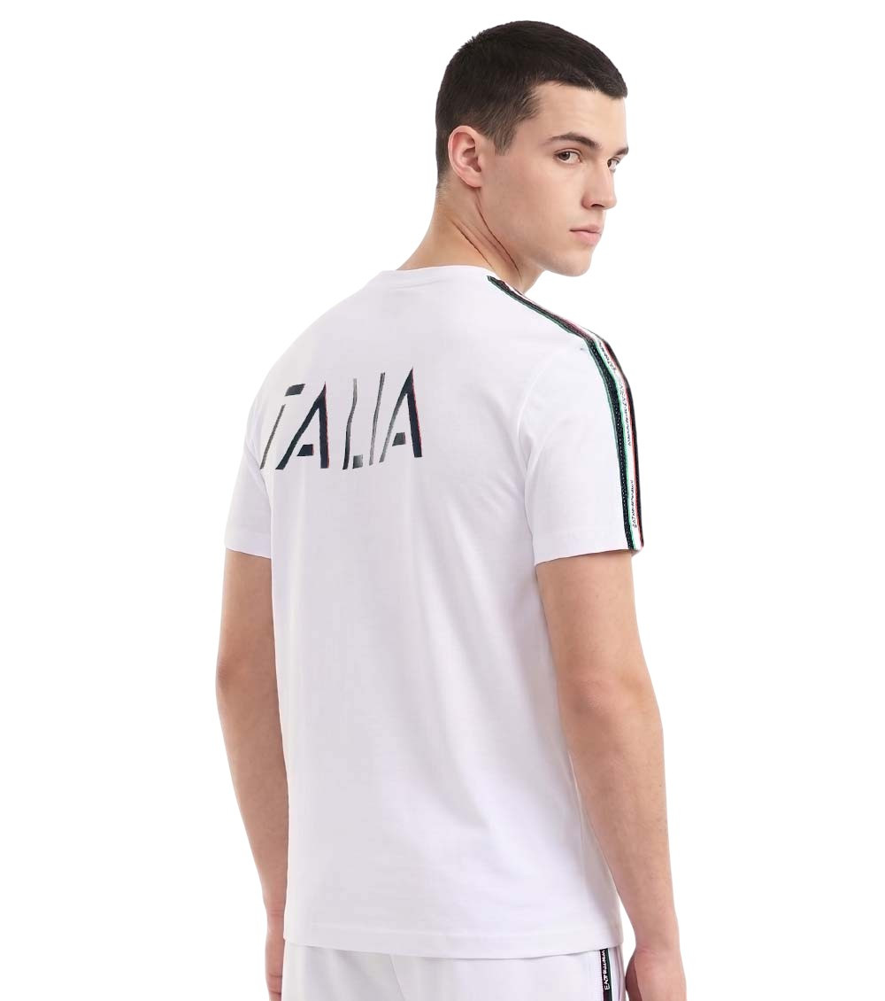 White Logo Crew Neck T-Shirt