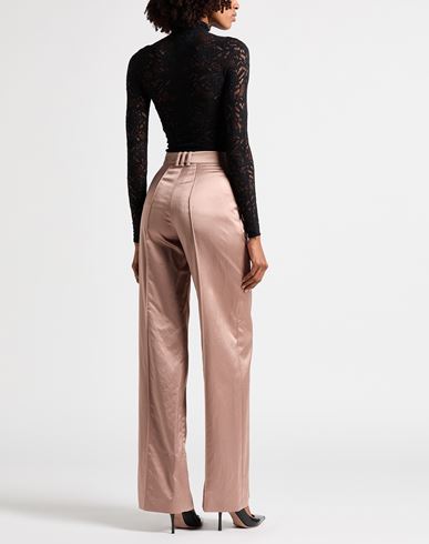 Woman Pants Antique rose Size 6 Viscose, Cotton