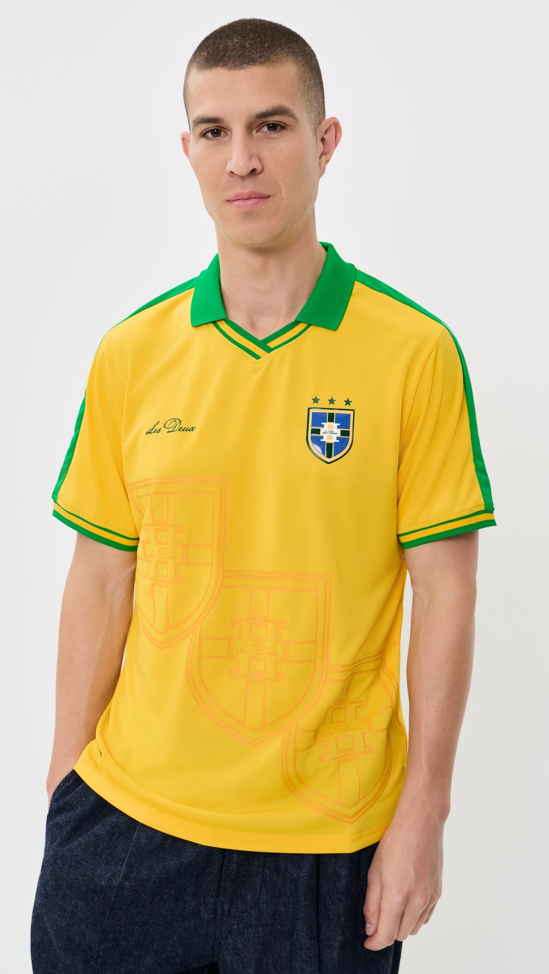 Brazil Football Jersey Lemon Yellow