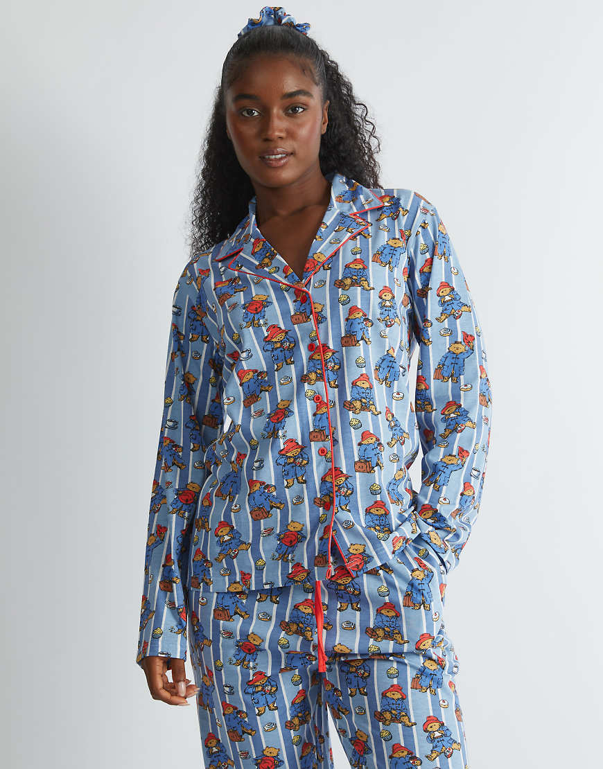 London paddington pyjama set in blue in blue - MBLUE