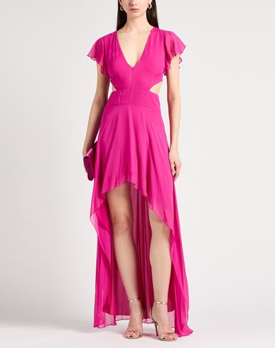 Woman Mini dress Magenta Size 10 Viscose