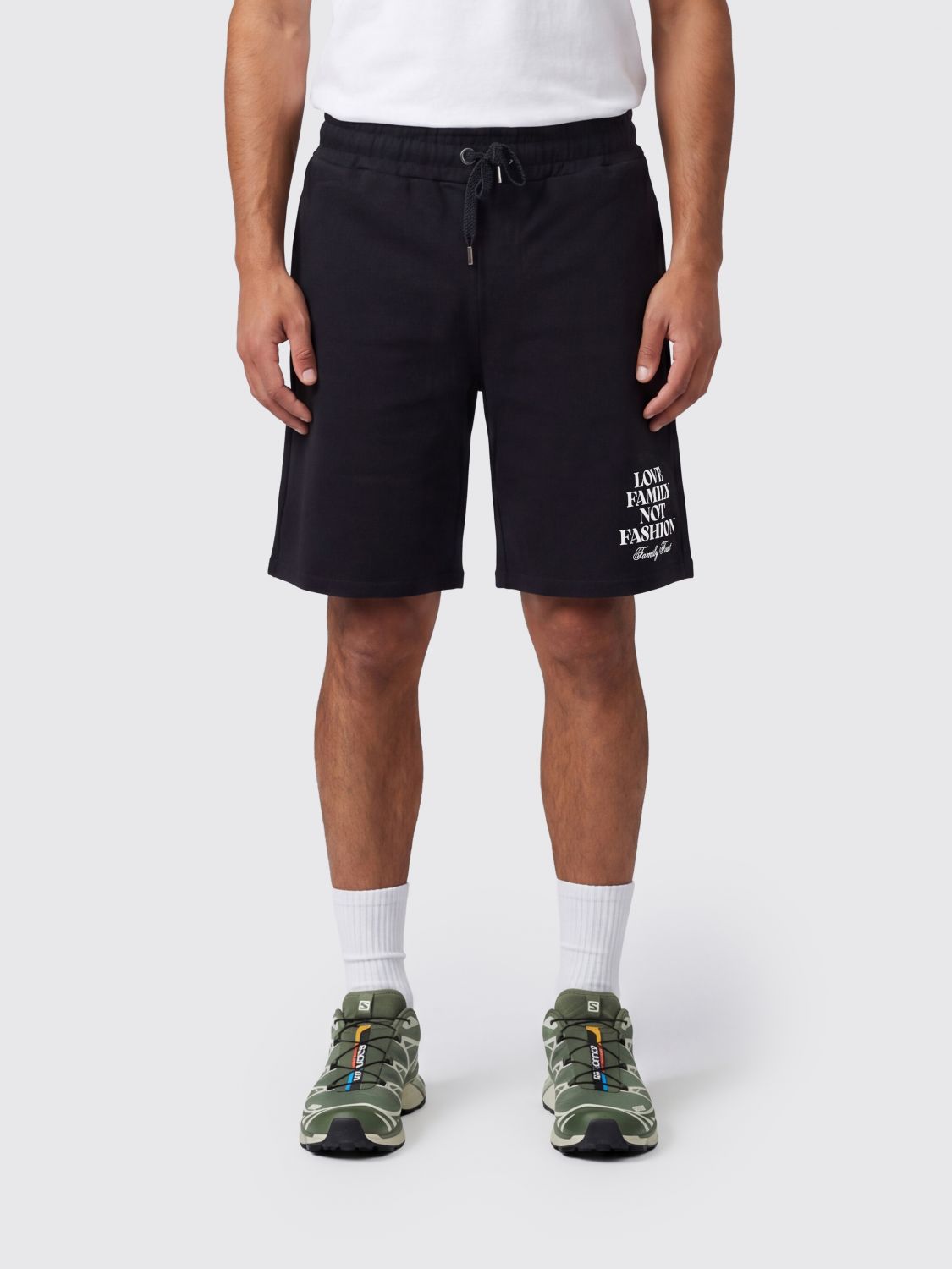 Logo drawstring shorts - White