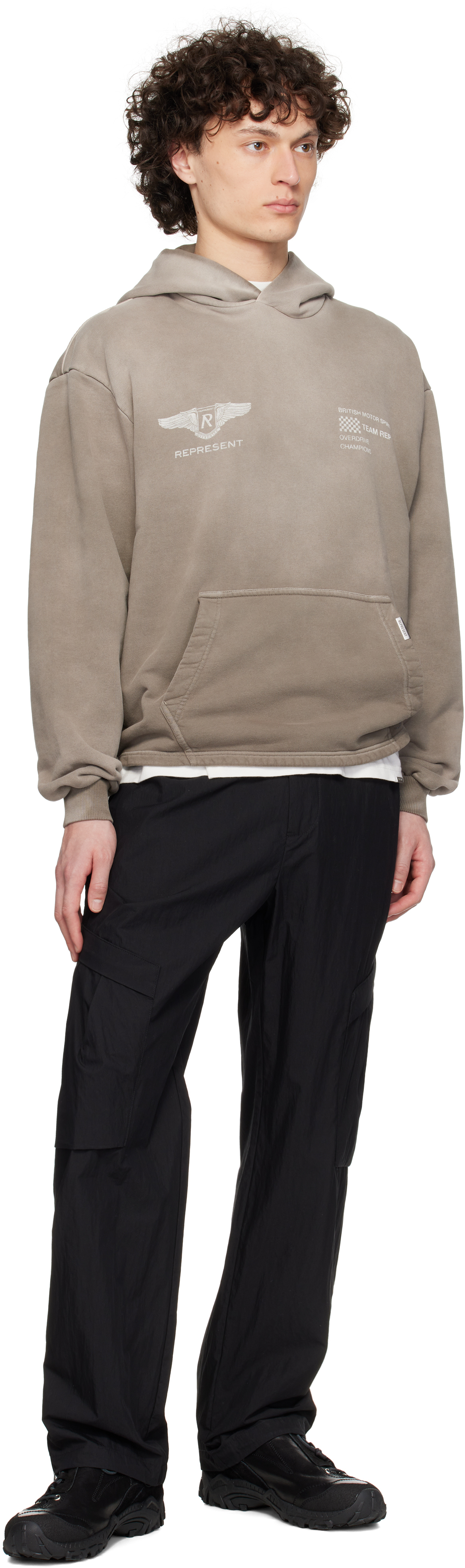 Represent Gray 'Team Rep' Hoodie