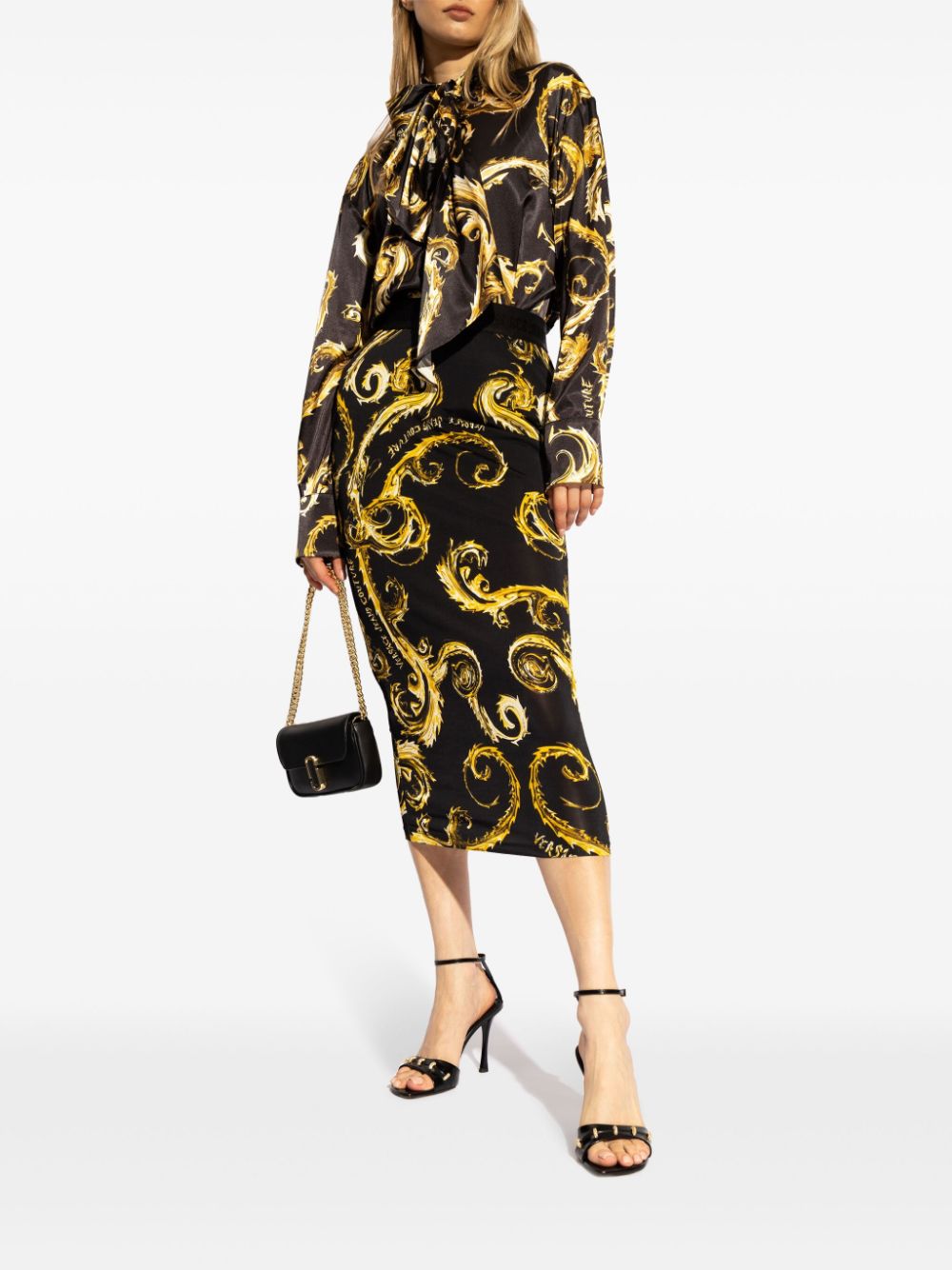 Bow Satin Shirt