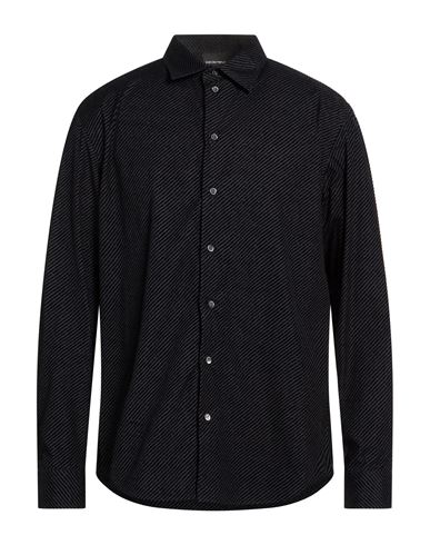 Man Shirt Charcoal Size L Cotton