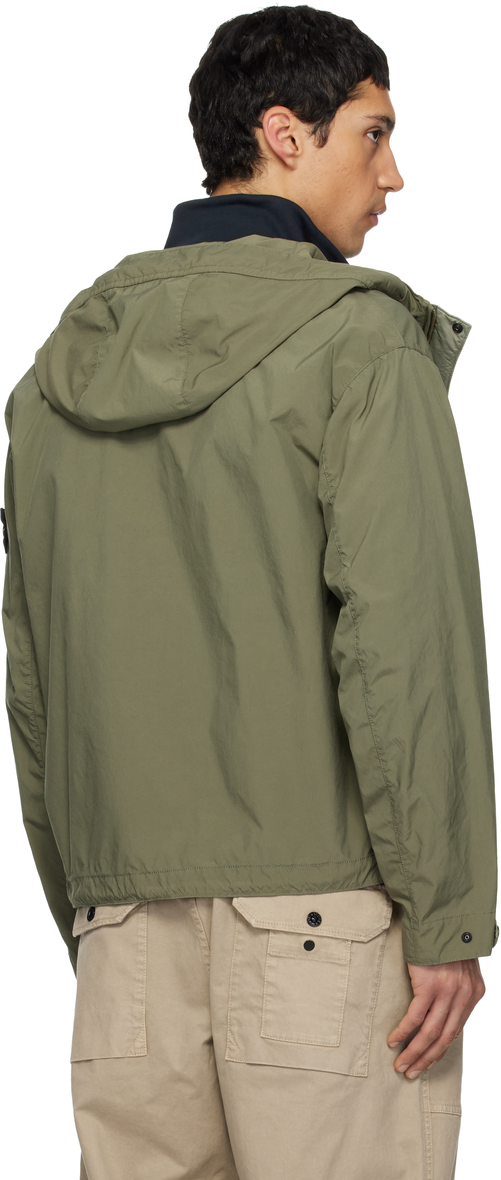 Khaki 4100052 Light Compact Touch Short Jacket