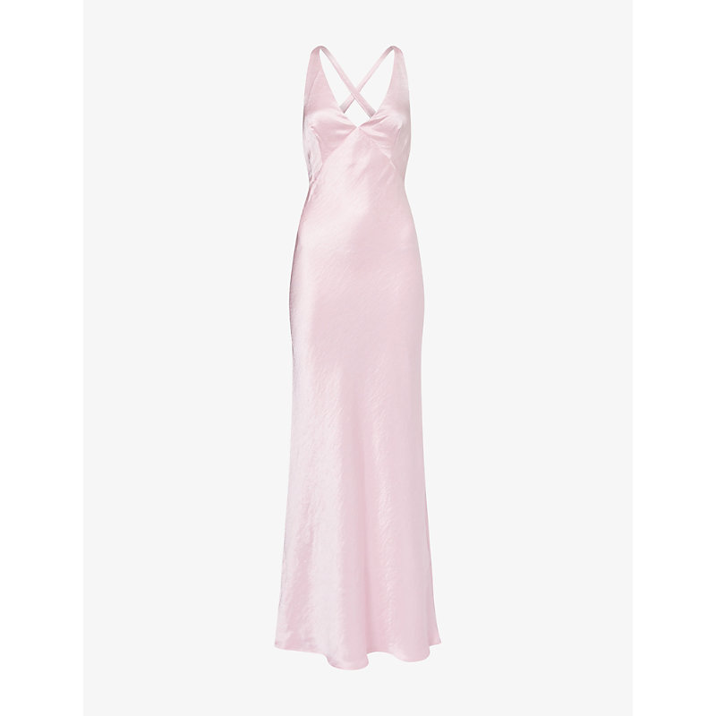 Womens Dreamer Cross-Back Woven Maxi Dress