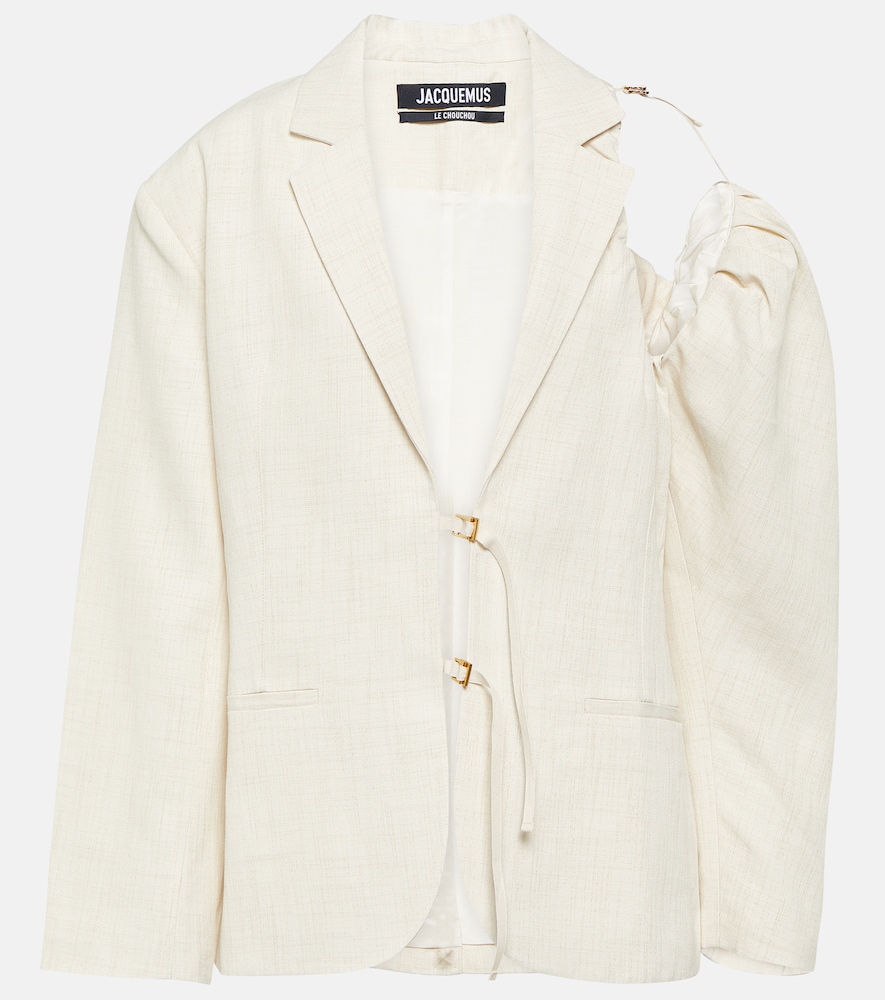 La Veste Galliga linen-blend blazer