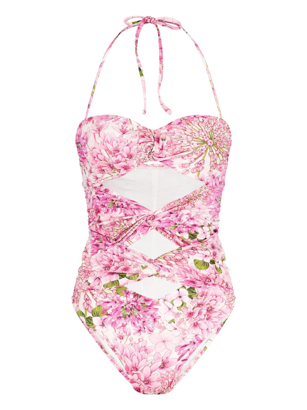 Saint-Rémy cut-out swimsuit - Pink