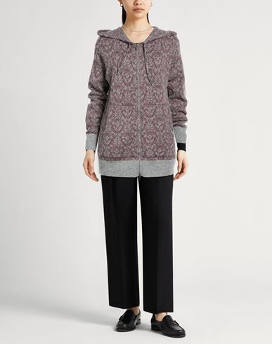 Woman Cardigan Mauve Size 6 Virgin Wool, Synthetic fibers, Mohair wool, Alpaca wool, Cashmere