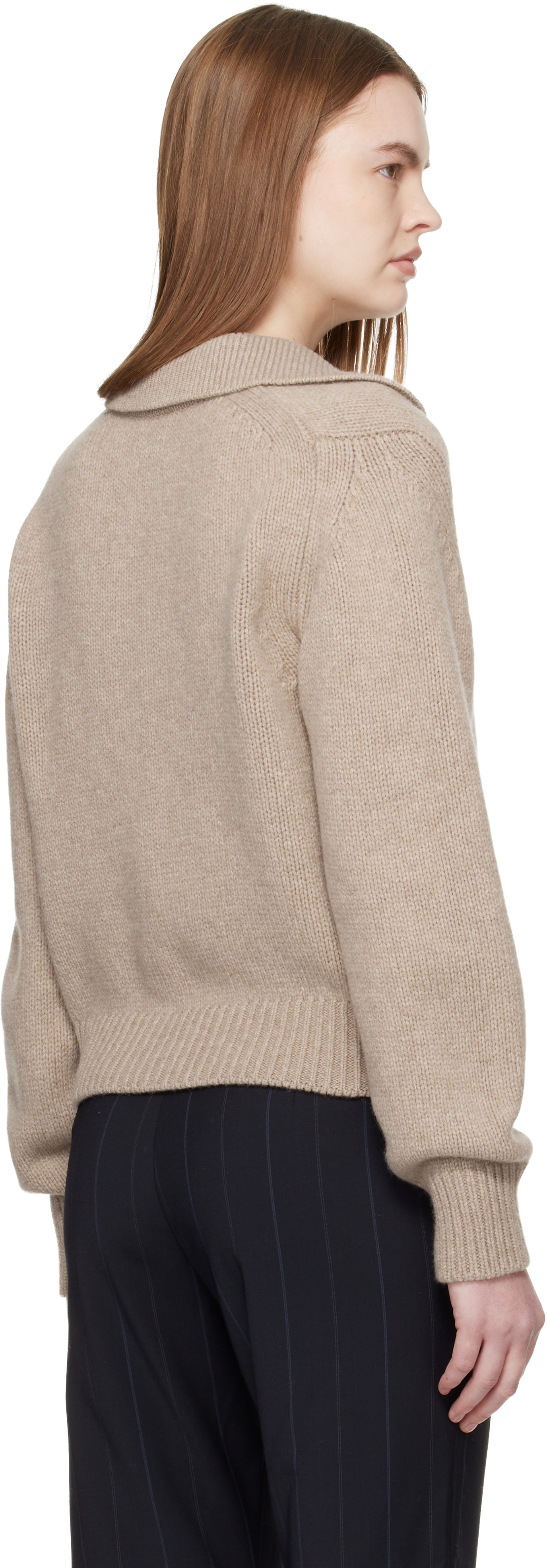 Beige Winny Collared Jacket