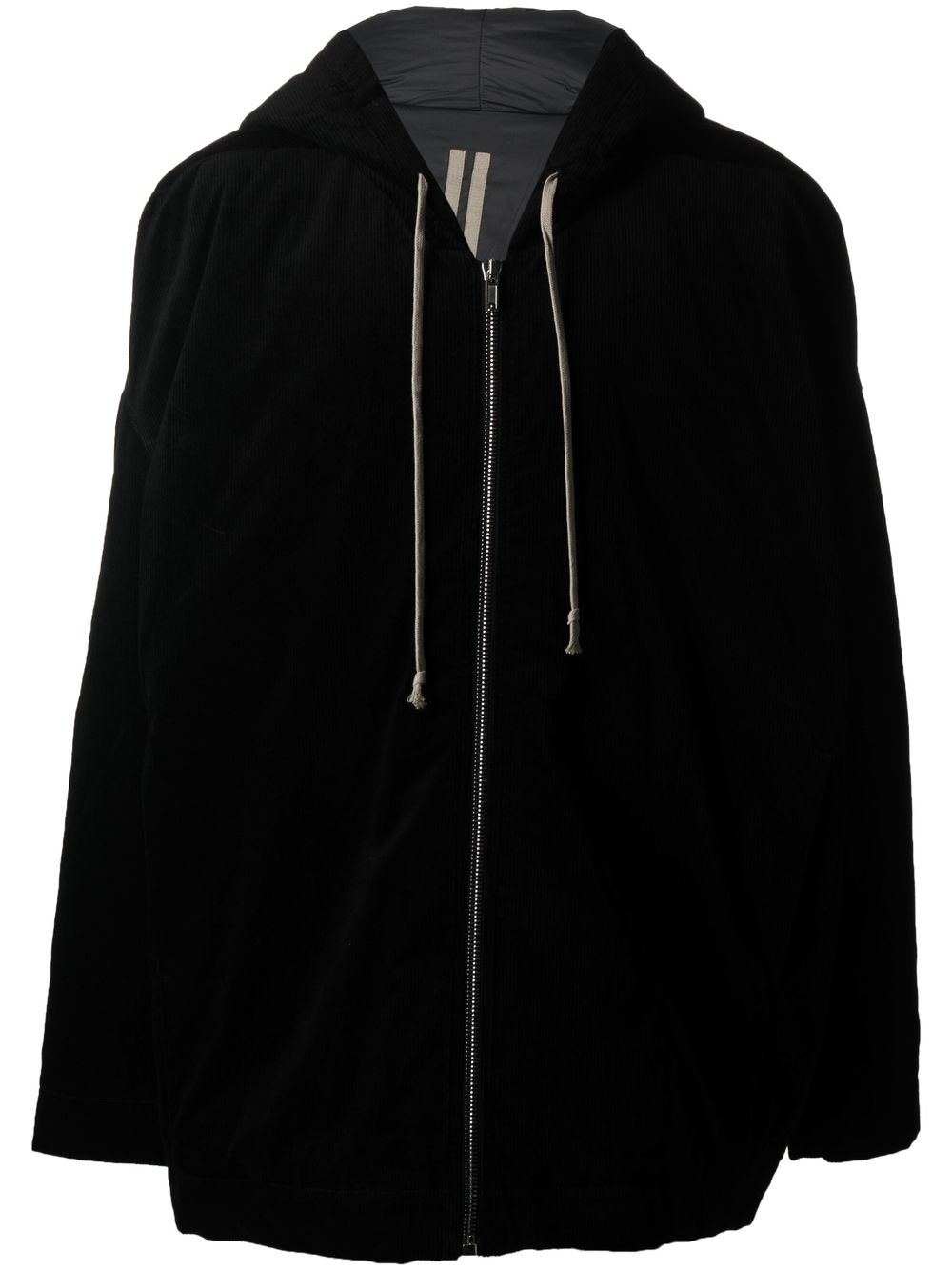 Drawstring hoodie jacket - Black