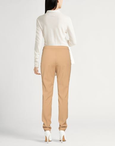 Woman Pants Camel Size 4 Polyester, Viscose, Elastane
