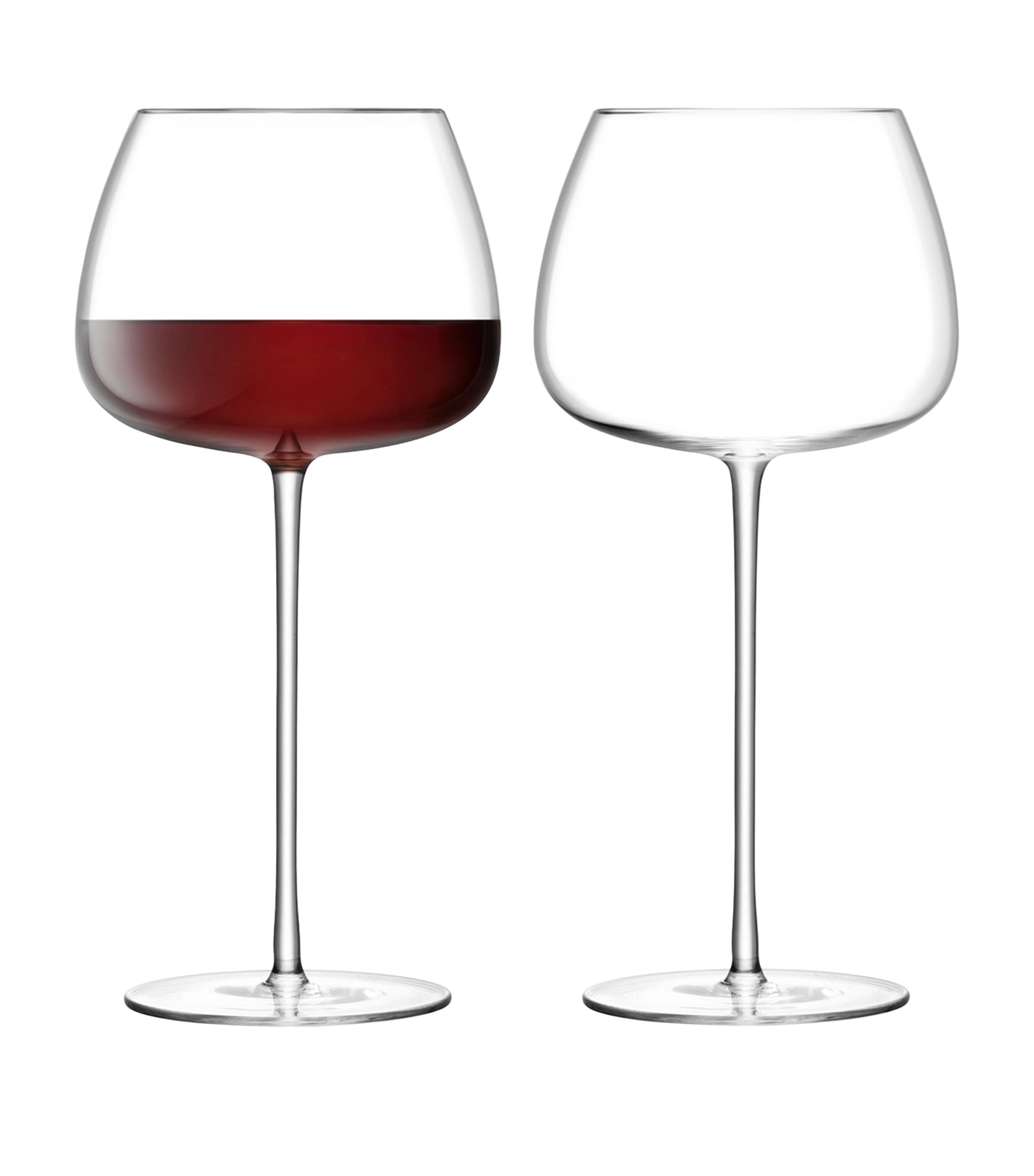Set of 2 Wine Culture Red Wine Balloon Glasses