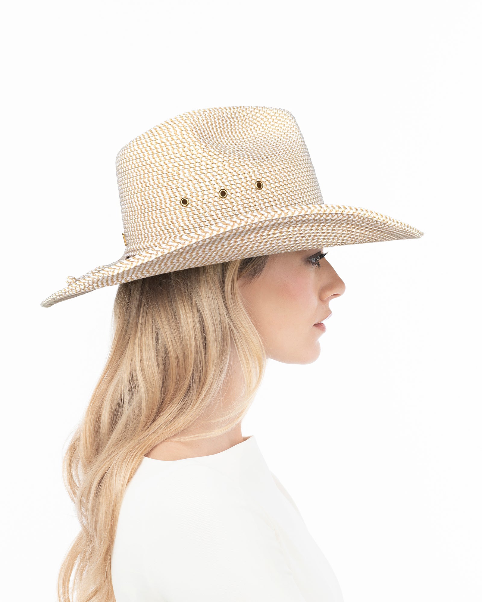 Women's Western Hat - OriginalPeanut, Adjustable, UPF 50+, Elasticized Inner Band