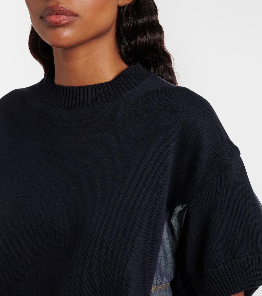 Cotton-blend top