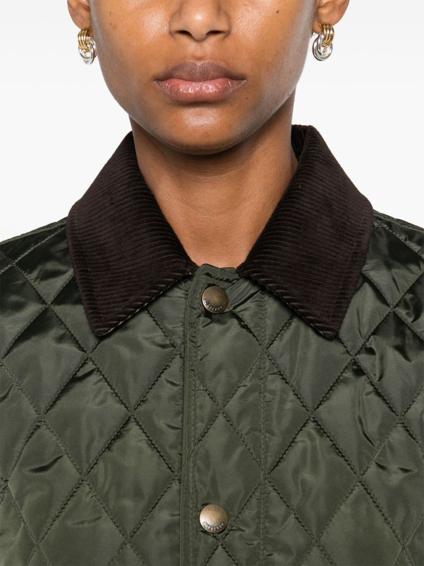 Green Quilted Jacket