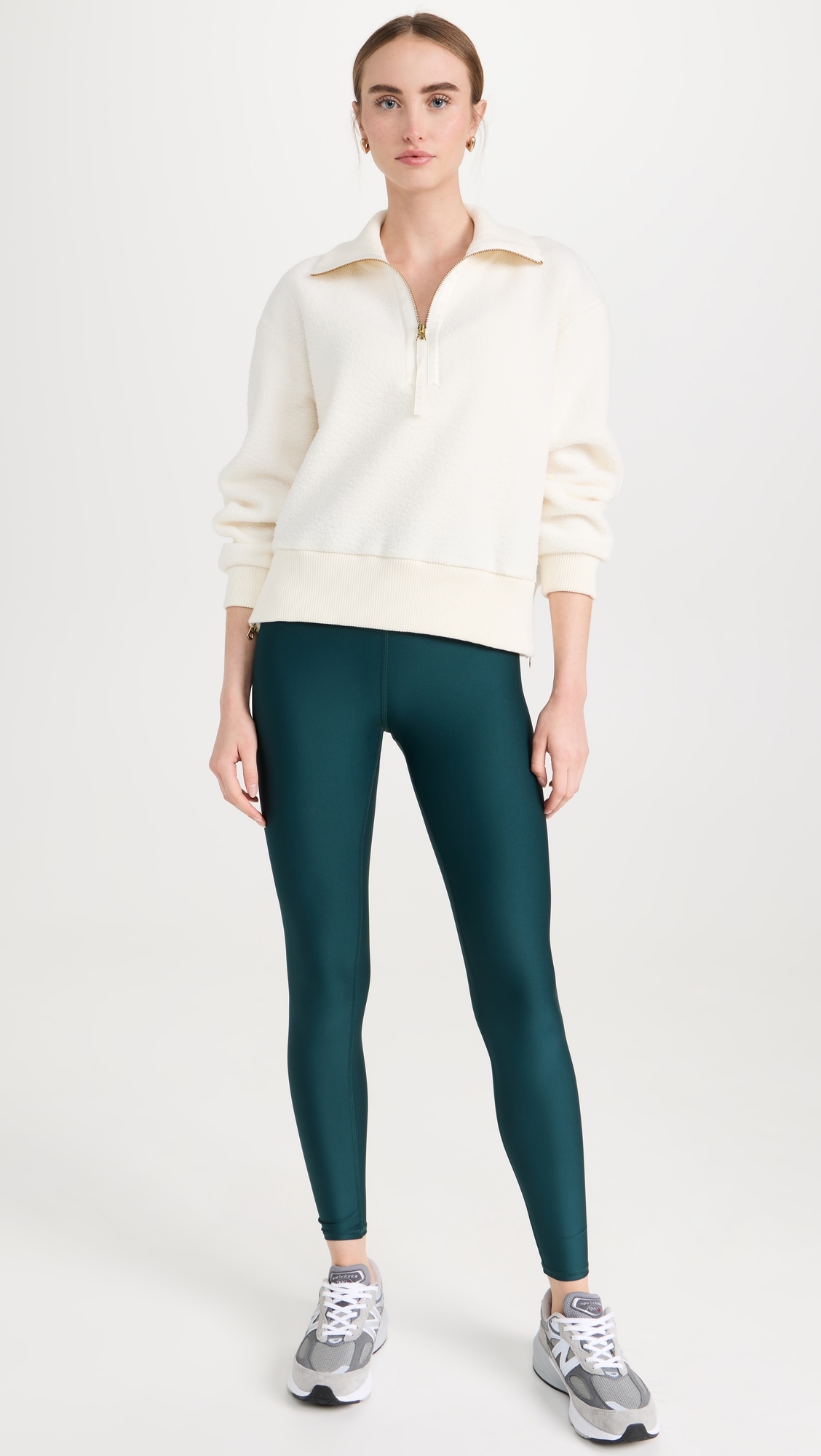 Roselle Half Zip Fleece Egret