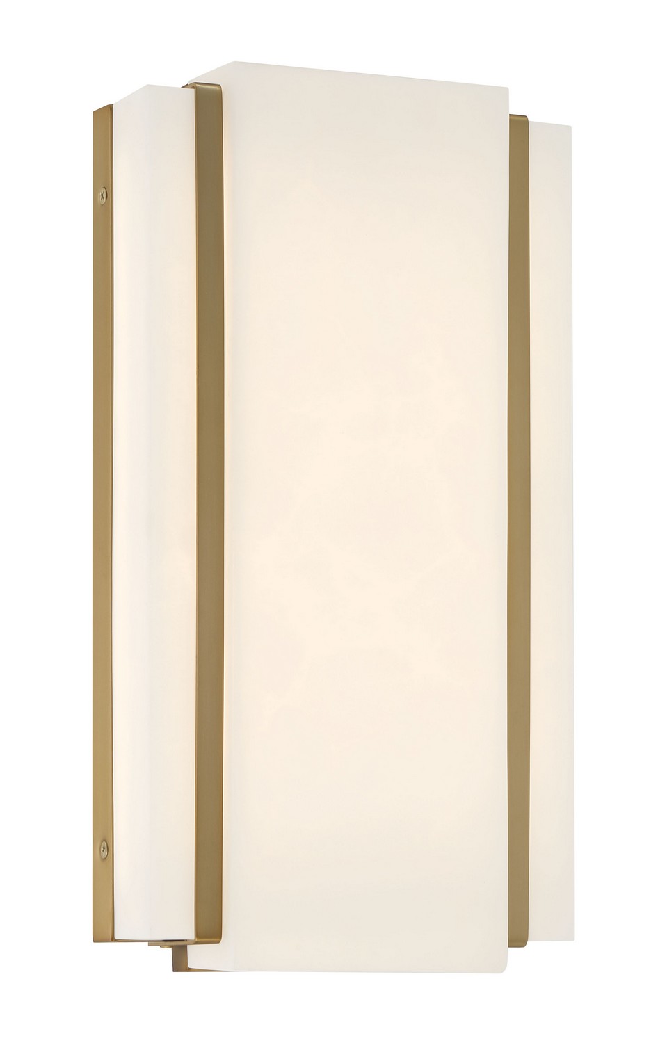 Soft Brass LED Wall Sconce from the Tanzac Collection