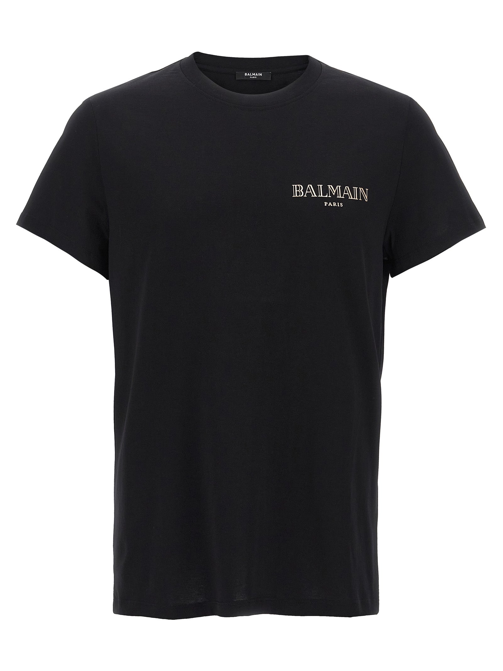 Logo-Embroidered Organic Cotton T-Shirt — Black
