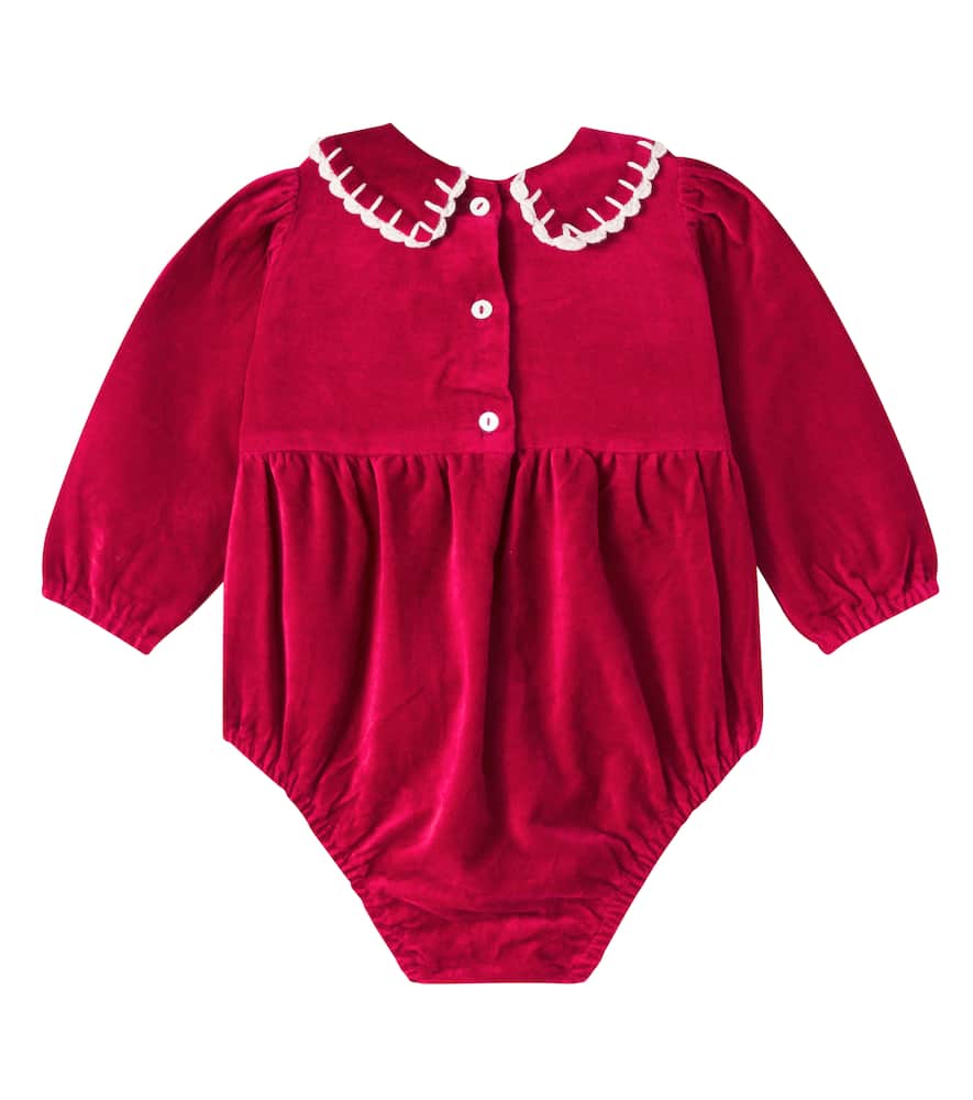 Baby Millie embroidered cotton bodysuit
