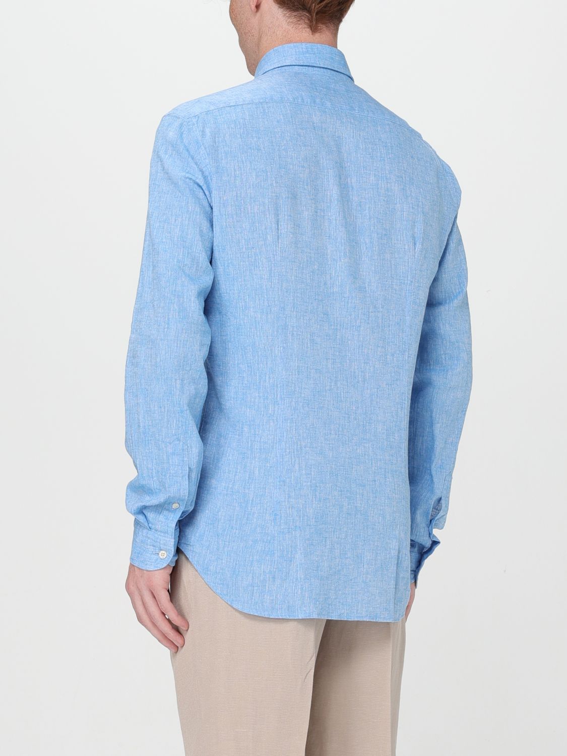 Shirt Men color Sky Blue