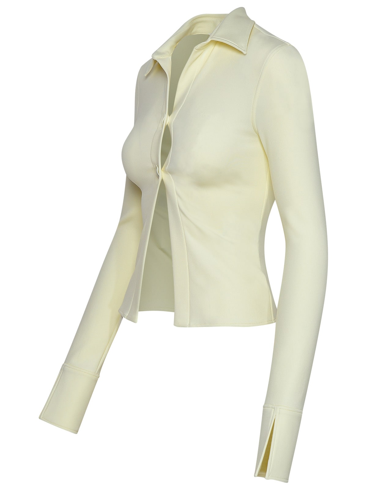Sleek long-sleeved shirt - Neutrals