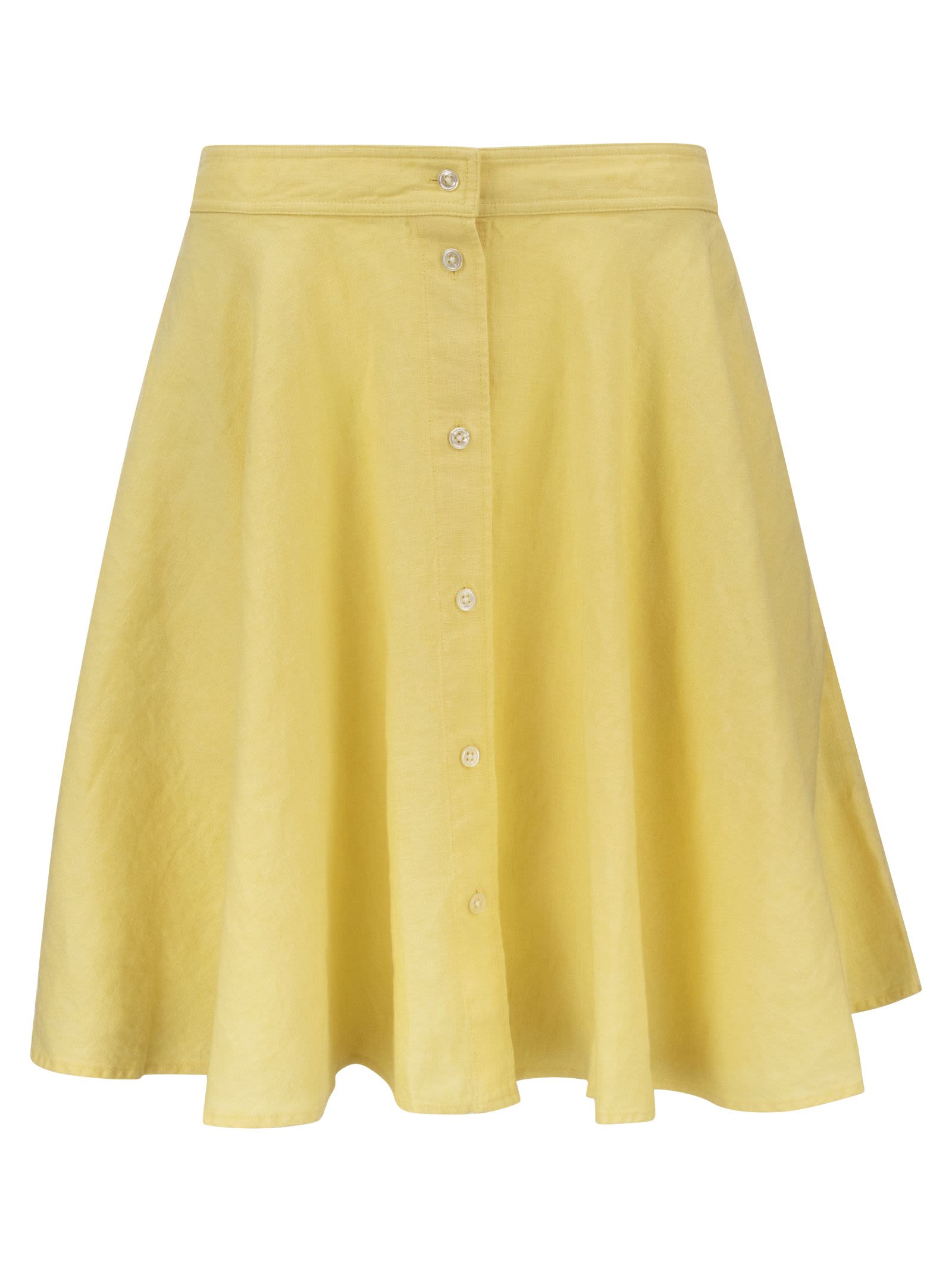A-line midi skirt