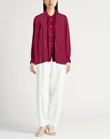 Forte_forte Woman Shirt Garnet Size 2 Cotton, Silk