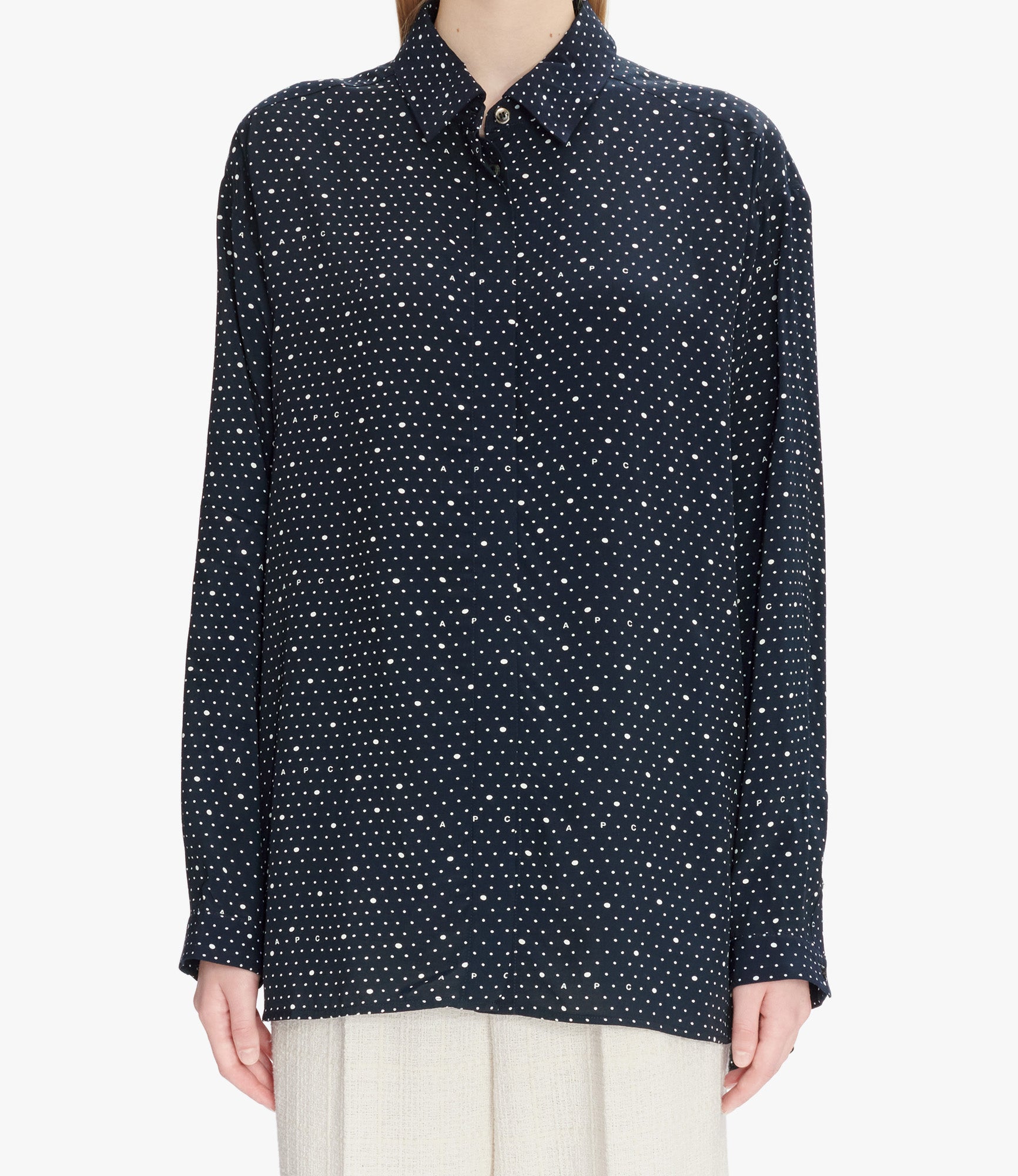 Wendy shirt Dark Navy Blue