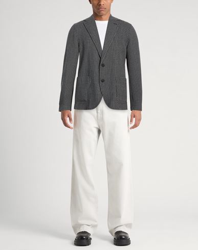 Man Blazer Midnight blue Size 40 Virgin Wool, Polyamide, Elastane