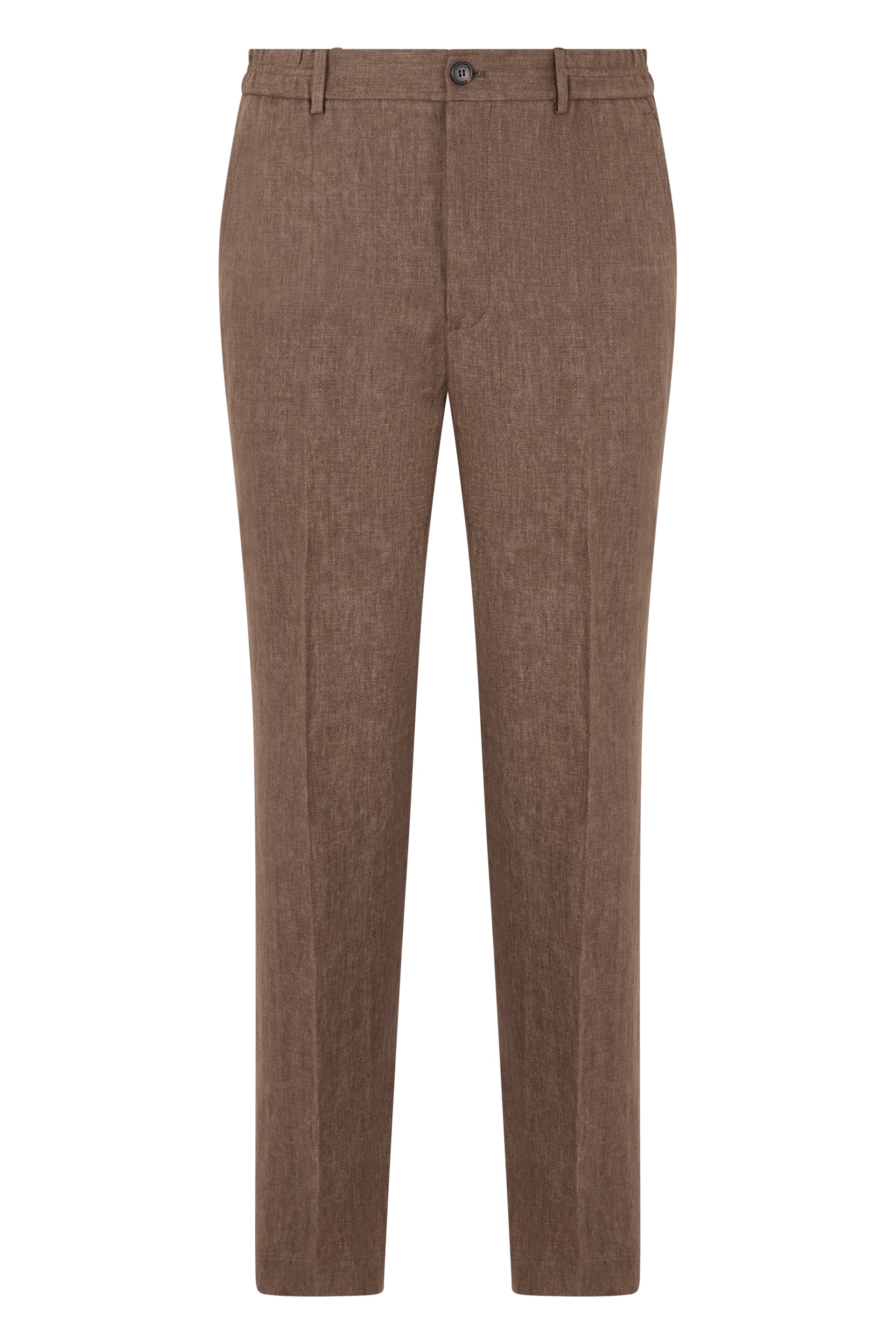 Slow-Tapered Fit Linen Pants for Men