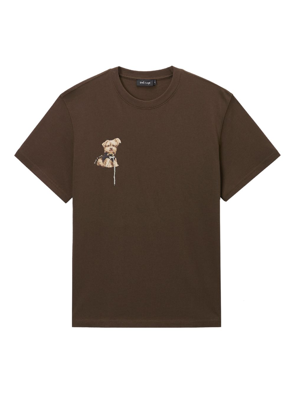 Tout a coup cotton T-shirt - Brown