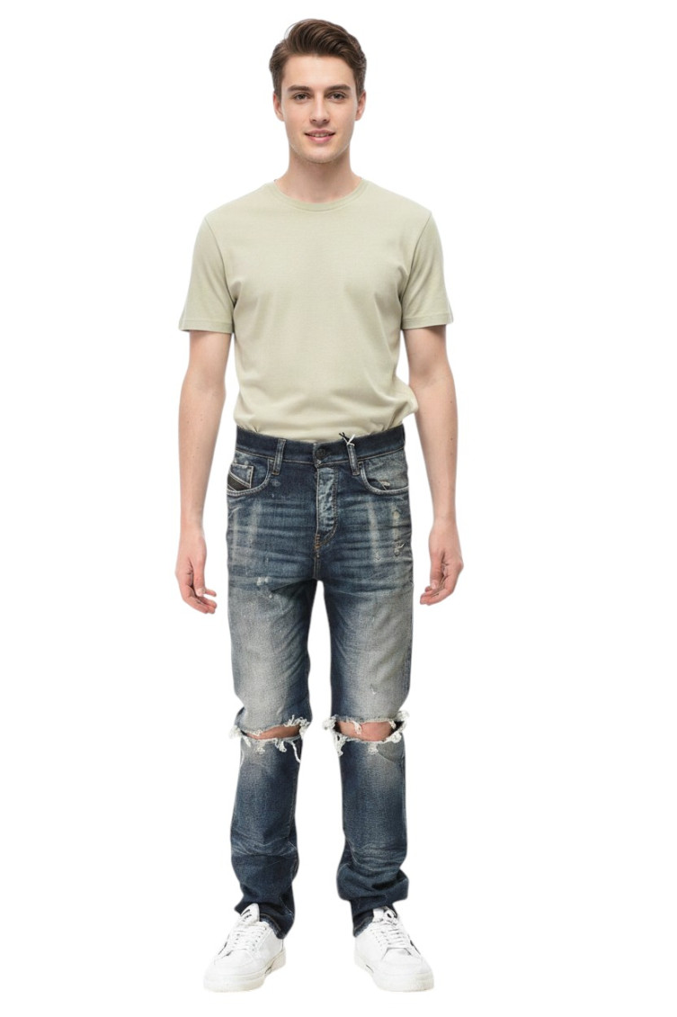 Blue Distressed Jeans