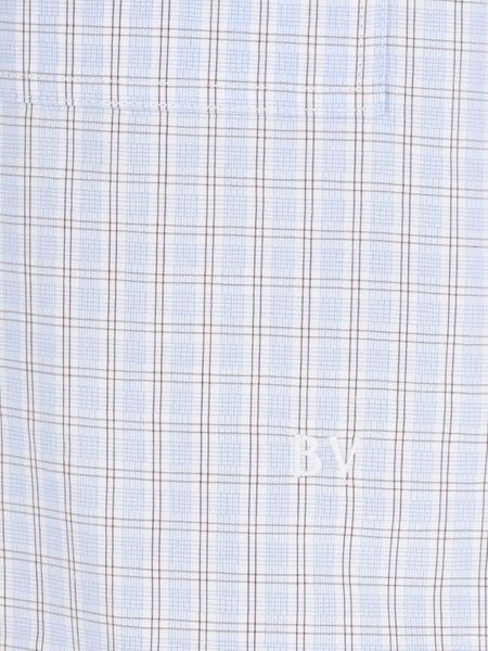 Bottega Veneta BV Embroidered Check Overshirt