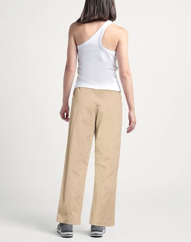 Woman Pants Taupe Size S Cotton, Elastane