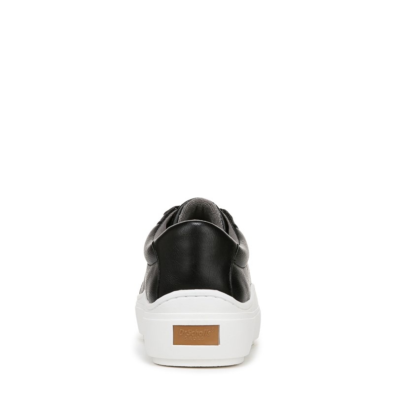 Women's Time Off Sneakers (Black/White Faux Leather)