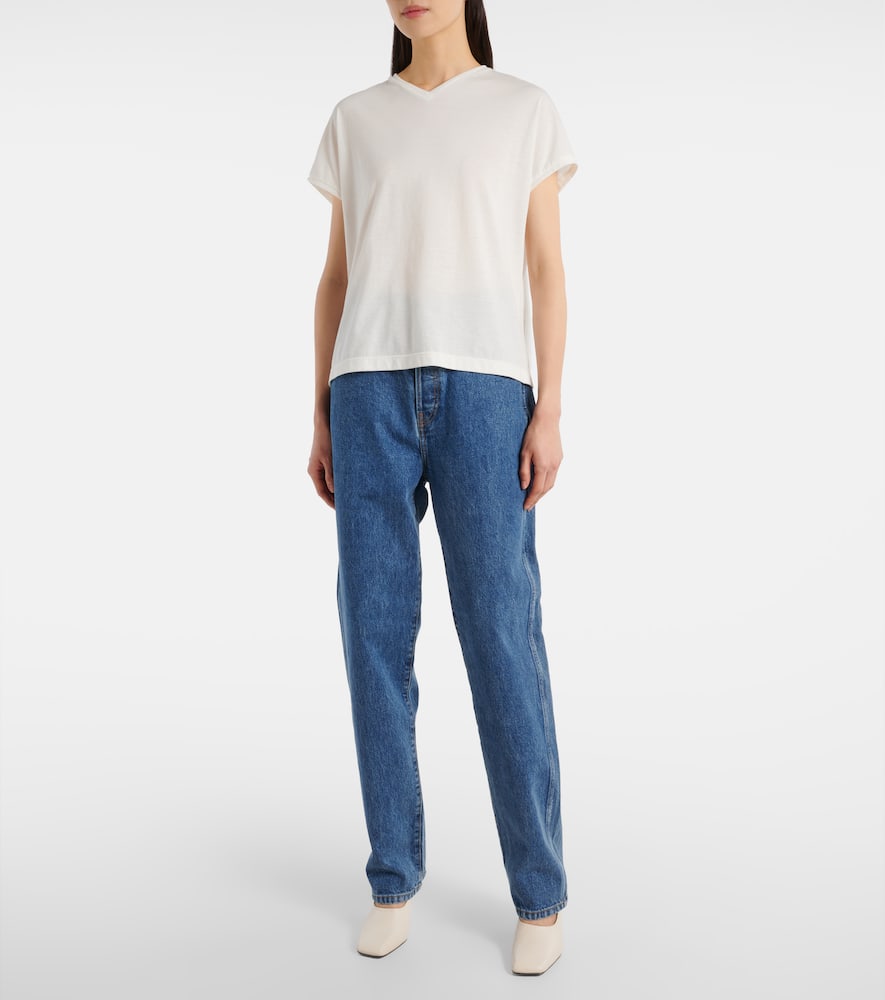 Devra cotton-blend top
