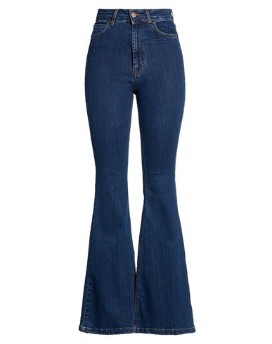 ! Woman Jeans Blue Size 28 Cotton, Elastane