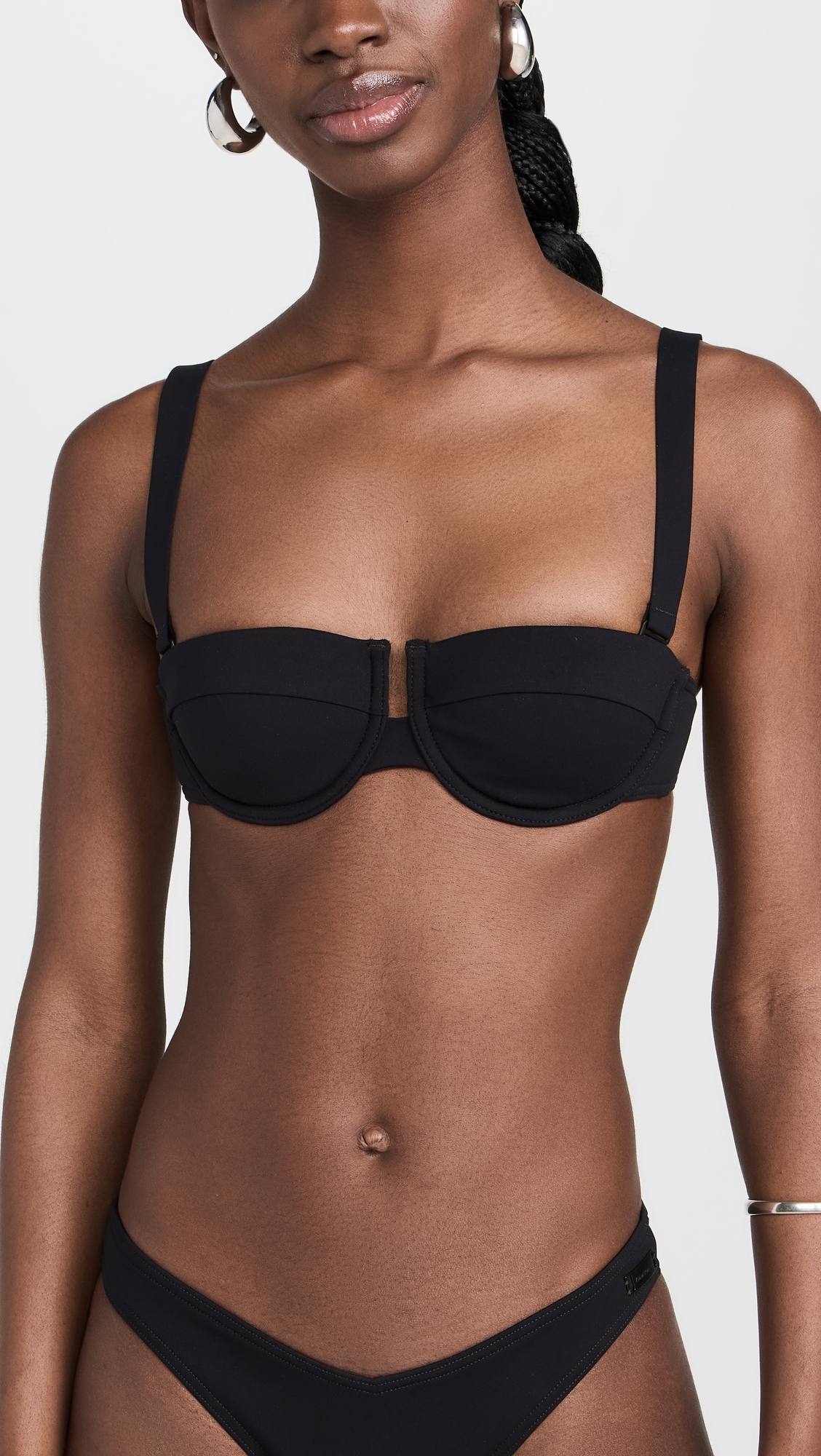 Separates Balconette Bikini Top Black