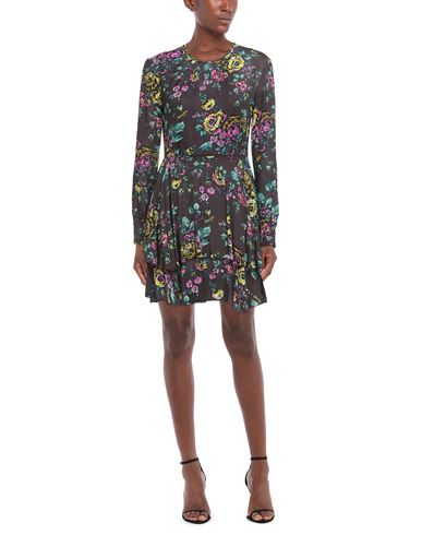 Woman Mini dress Dark brown Size 2 Viscose