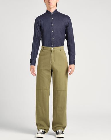 Natural Feeling Man Shirt Midnight blue Size M Linen