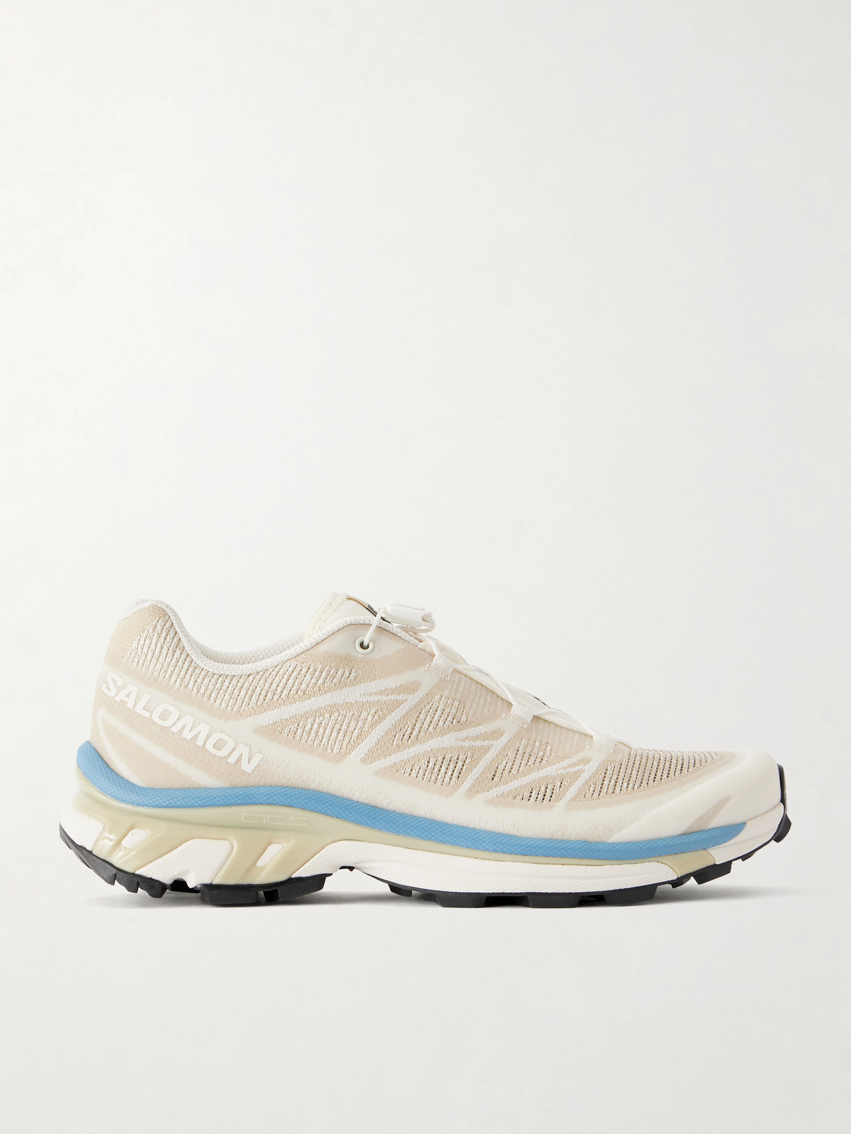 Xt-6 Shadow Rubber-trimmed Fabric Sneakers - Neutrals