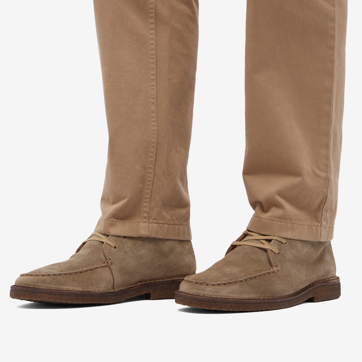 Men's Crosby Moc Toe Chukka Boot in Sand Suede