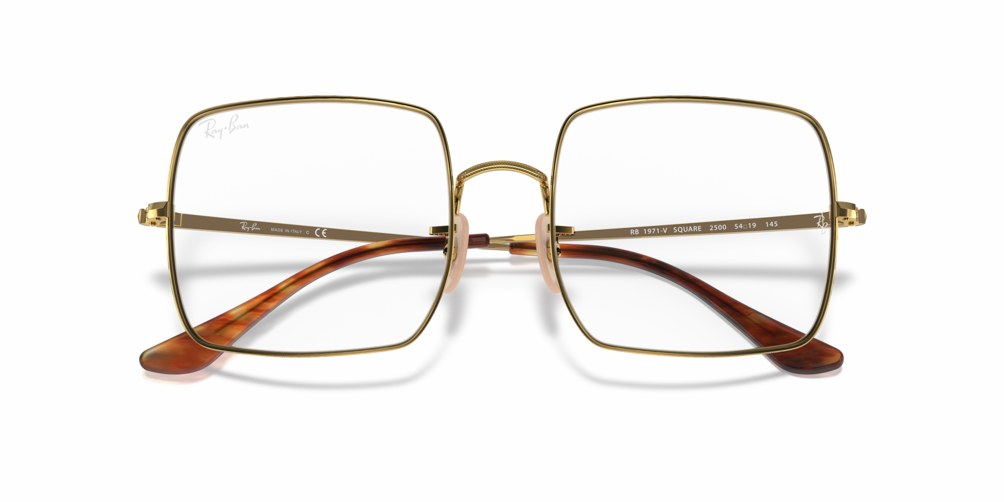 Ray - Ban Woman Ray - Ban RX1971V SQUARE 2500 Optical frames Metal Gold Squared