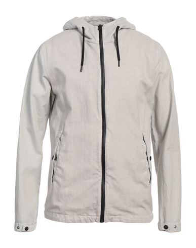 Man Jacket Light grey Size 38 Linen