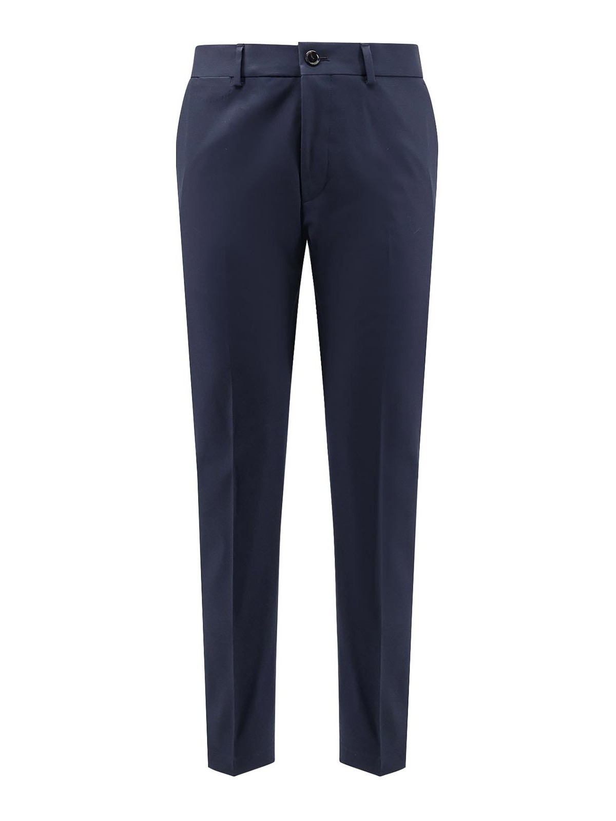 Cotton and silk trousers