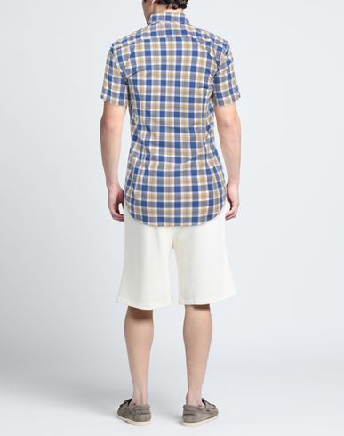 Man Shirt Blue Size L Cotton